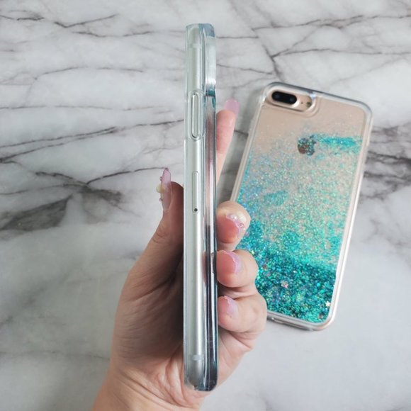 Personalized Name Glitter Waterfall Case - Picture 2 of 3